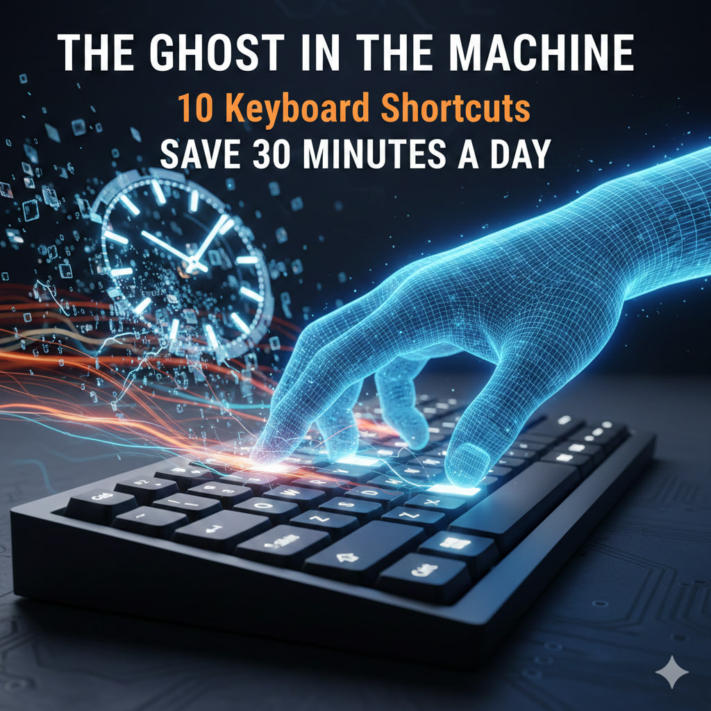 The Ghost in the Machine: 10 Keyboard Shortcuts That Save 30 Minutes a Day.