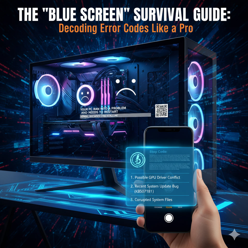 The “Blue Screen” Survival Guide: Decoding Error Codes Like a Pro.